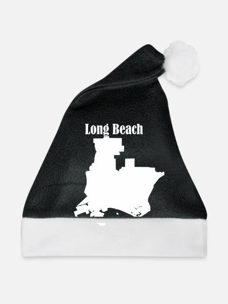 Langer Strand - Weihnachtsmütze - Schwarz/Weiß