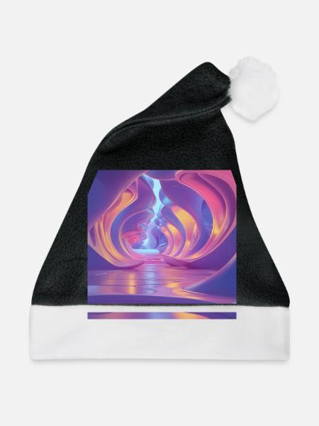Fantasy Designs - Weihnachtsmütze - Schwarz/Weiß