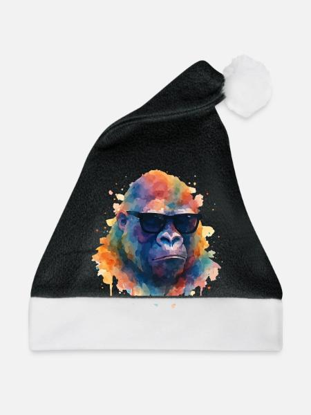 gorilla sonnenbrille - Weihnachtsmütze - Schwarz/Weiß