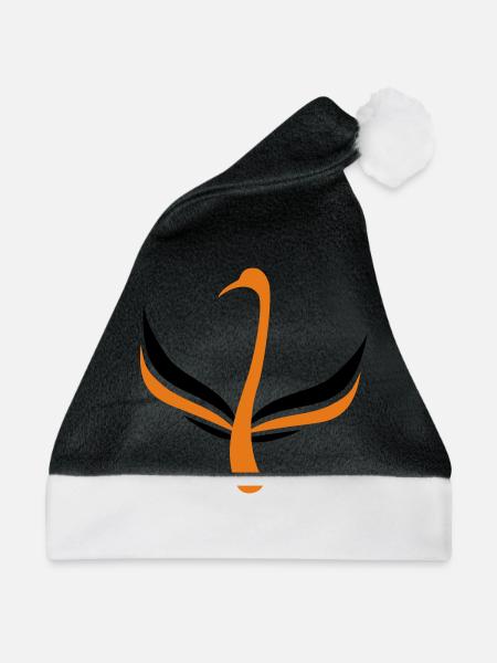 Schwan 2fbg - Weihnachtsmütze - Schwarz/Weiß