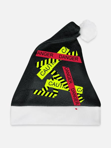 danger - Weihnachtsmütze - Schwarz/Weiß