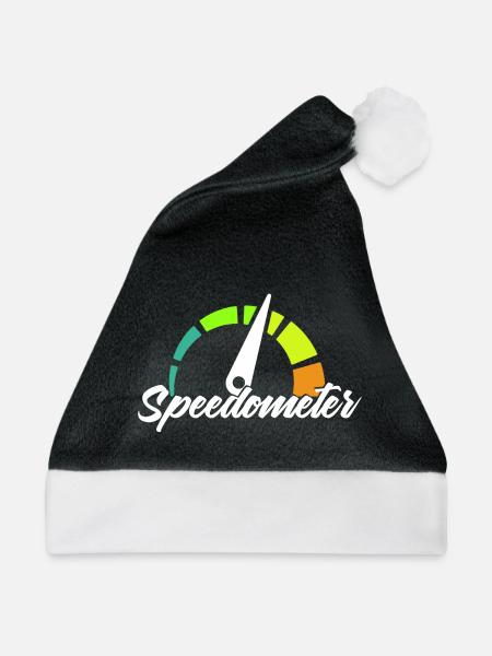 Speedometer - Weihnachtsmütze - Schwarz/Weiß