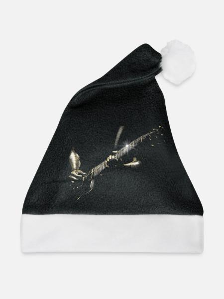 gitarre - Weihnachtsmütze - Schwarz/Weiß