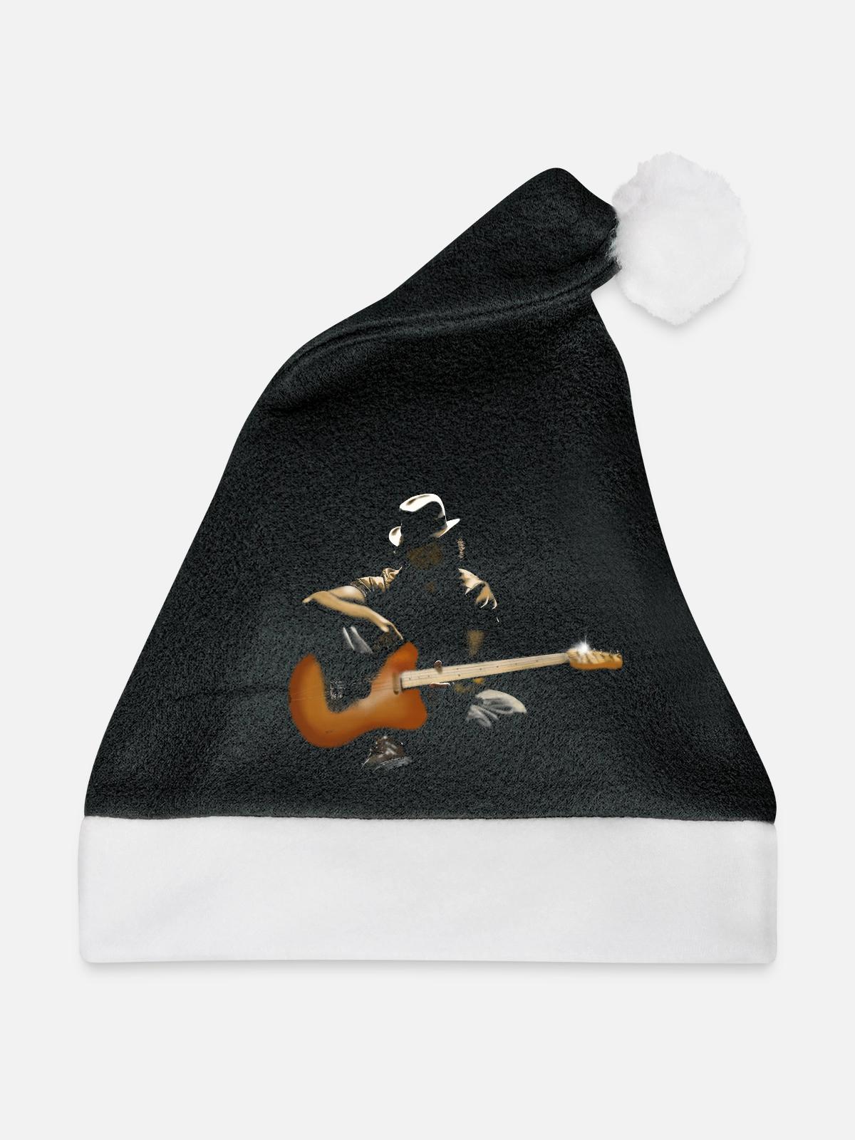 Gitarrist - Weihnachtsmütze - Schwarz/Weiß - Vorne