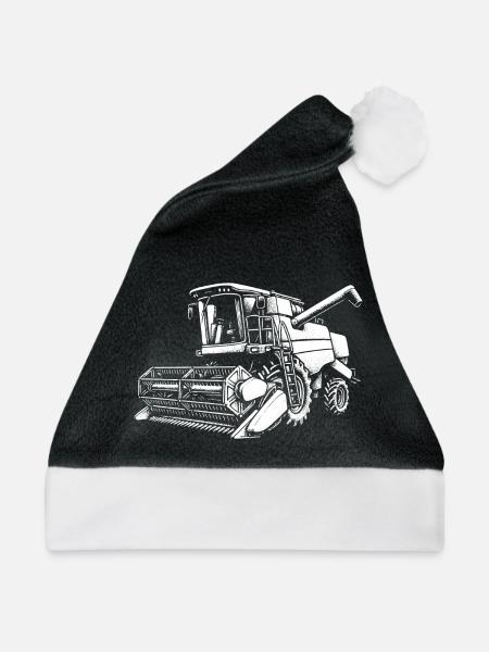 Kornkraft pur - Weihnachtsmütze - Schwarz/Weiß