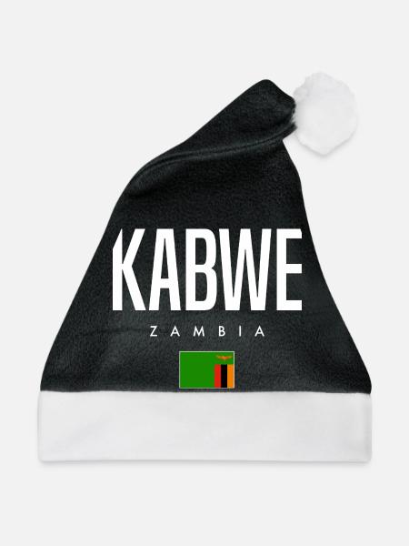 Kabwe Sambia - Weihnachtsmütze - Schwarz/Weiß - Vorne