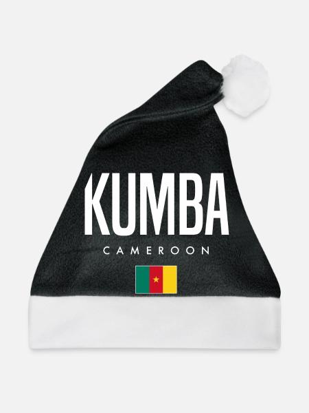 Kumba Kamerun Kameruner - Weihnachtsmütze - Schwarz/Weiß