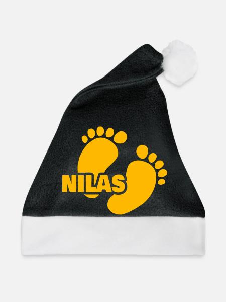 Nilas - Weihnachtsmütze - Schwarz/Weiß