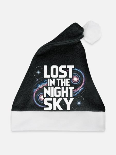 Astronom Galaxy Outerspace Universe Astronomie - Weihnachtsmütze - Schwarz/Weiß