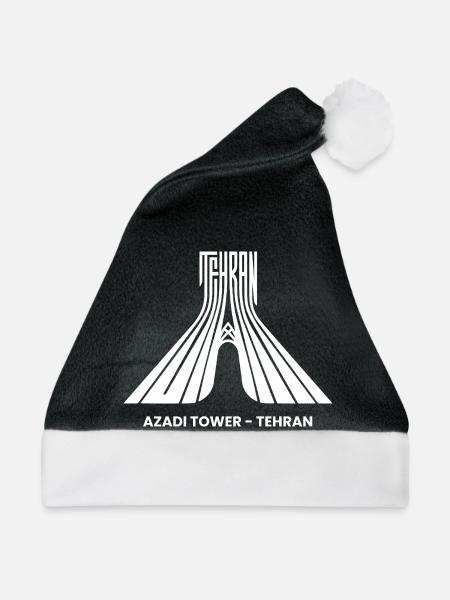 Teheran, Iran Hauptstadt Tour iranische Touristen - Weihnachtsmütze - Schwarz/Weiß - Vorne