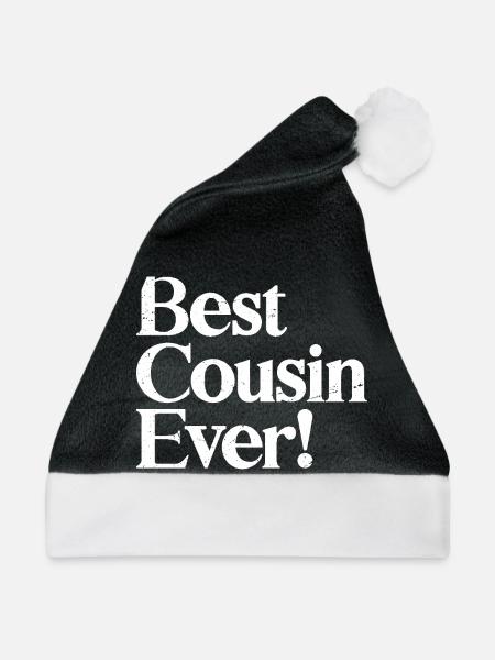 best cousin ever - Weihnachtsmütze - Schwarz/Weiß