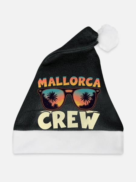 Mallorca Crew - Weihnachtsmütze - Schwarz/Weiß