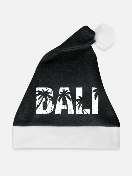 Bali Palmen Indonesien Insel Bali - Weihnachtsmütze - Schwarz/Weiß - Vorne