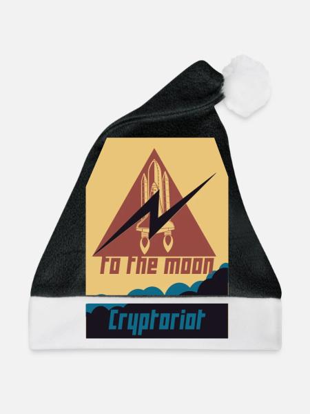 Cryptoriot - Weihnachtsmütze - Schwarz/Weiß