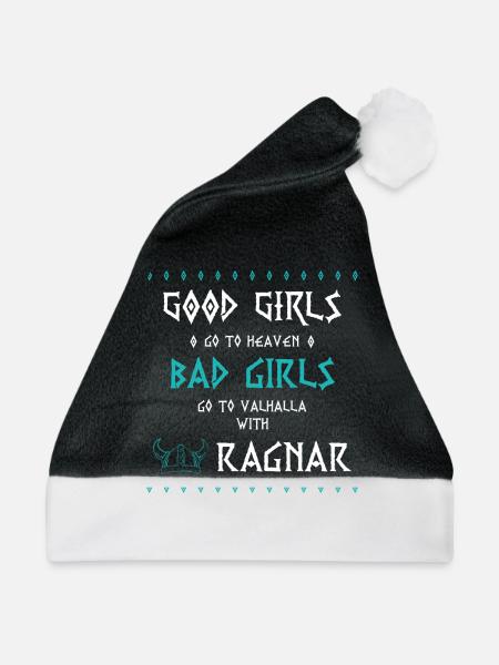 bad girls - Weihnachtsmütze - Schwarz/Weiß