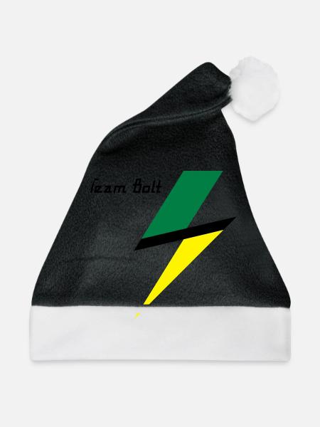 Team Bolt - Weihnachtsmütze - Schwarz/Weiß