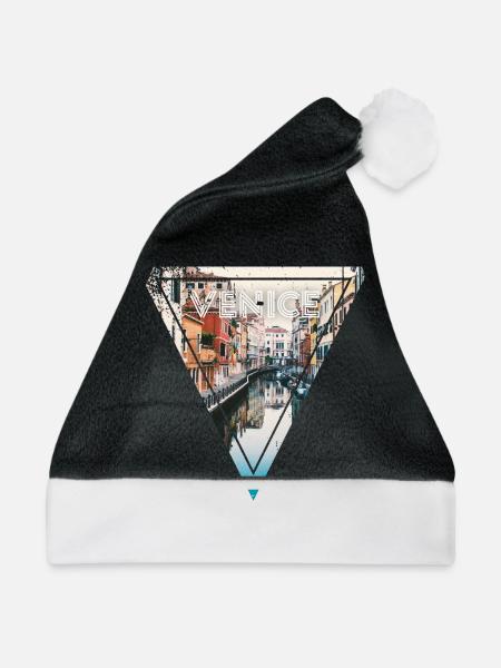 Venice - Weihnachtsmütze - Schwarz/Weiß