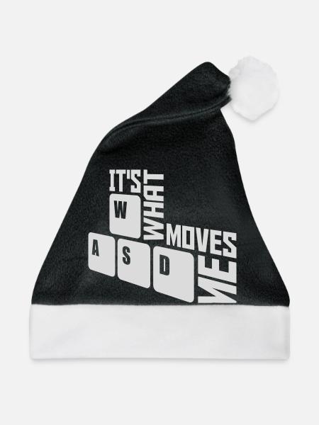 its what moves me - Weihnachtsmütze - Schwarz/Weiß
