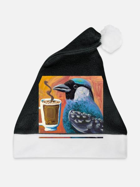 Kaffee? - Weihnachtsmütze - Schwarz/Weiß