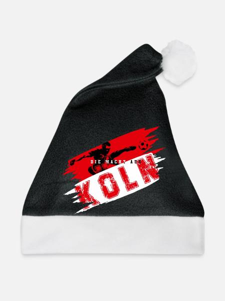 Fussball Köln Ruhrpott - Weihnachtsmütze - Schwarz/Weiß