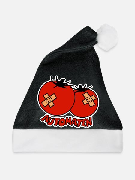Automaten - Weihnachtsmütze - Schwarz/Weiß - Vorne