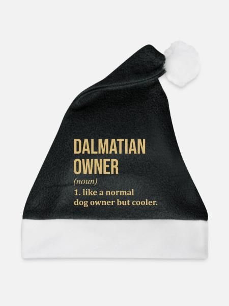 Dalmatiner, Dalmatiner, Dalmatiner, - Weihnachtsmütze - Schwarz/Weiß