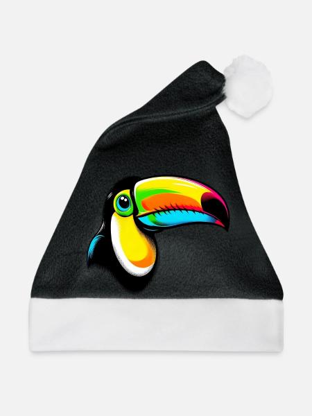Tukan - Weihnachtsmütze - Schwarz/Weiß