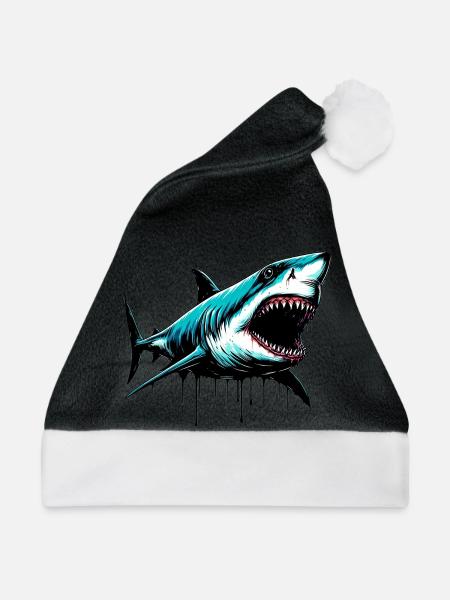 Hai - Weihnachtsmütze - Schwarz/Weiß