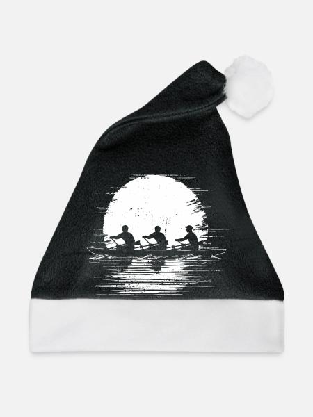 Ruderteam Skizze - Weihnachtsmütze - Schwarz/Weiß