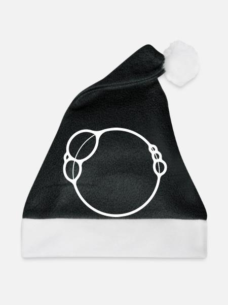 BUBBLES - Weihnachtsmütze - Schwarz/Weiß