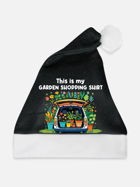 Lustige Gartenarbeit-spaßmütter - Weihnachtsmütze - Schwarz/Weiß