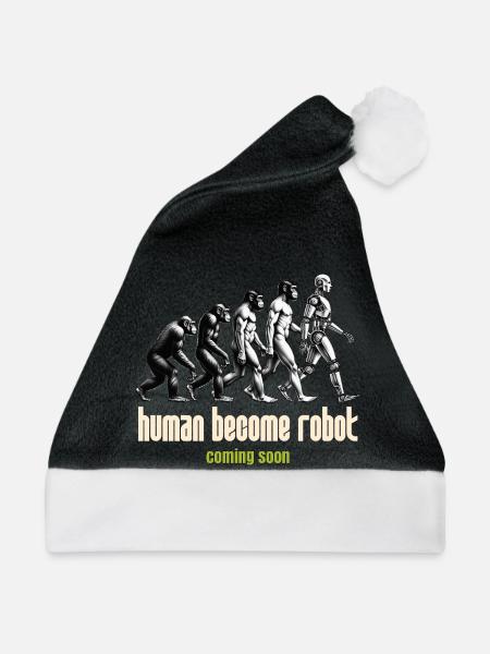 EVOLUTION - Weihnachtsmütze - Schwarz/Weiß
