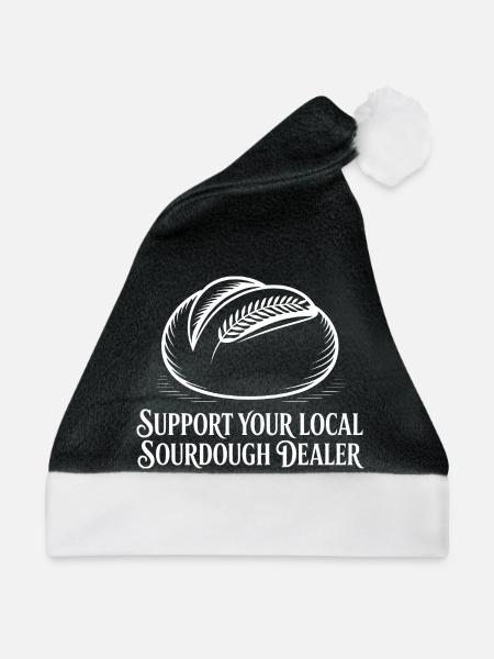 Lokaler Sauerteighändler - Weihnachtsmütze - Schwarz/Weiß