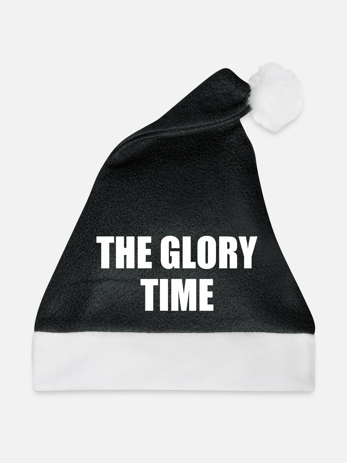 The glory time - Weihnachtsmütze - Schwarz/Weiß - Vorne