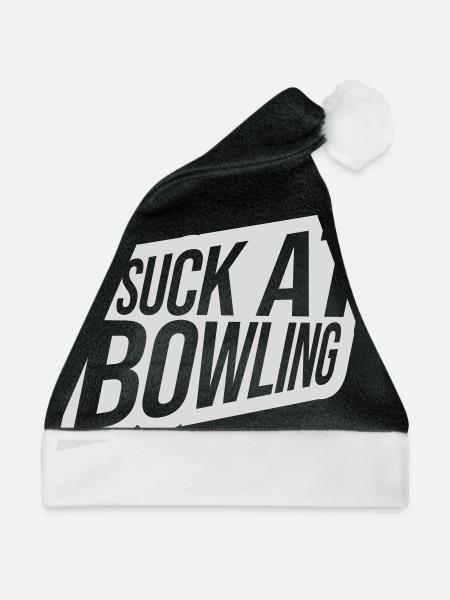 I suck at bowling - Weihnachtsmütze - Schwarz/Weiß
