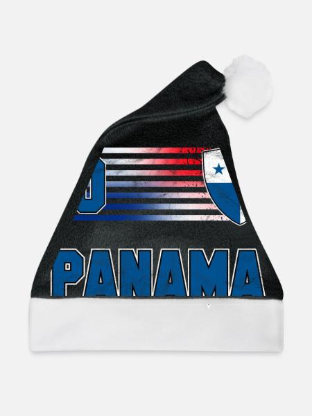 Panama Fußball Mannschaft - Weihnachtsmütze - Schwarz/Weiß