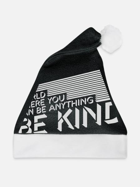 you can be kind - Weihnachtsmütze - Schwarz/Weiß