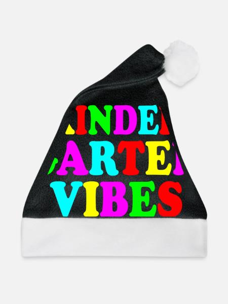 kindergarten vibes - Weihnachtsmütze - Schwarz/Weiß