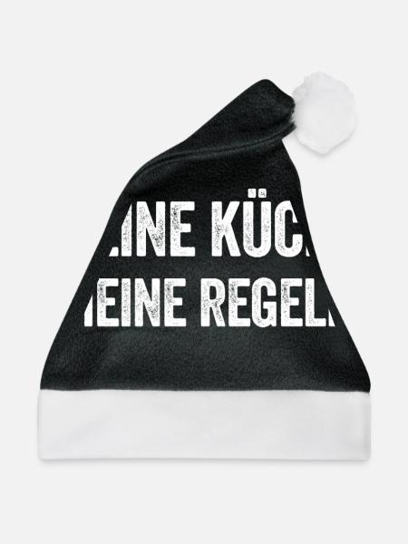 Köchin - Weihnachtsmütze - Schwarz/Weiß