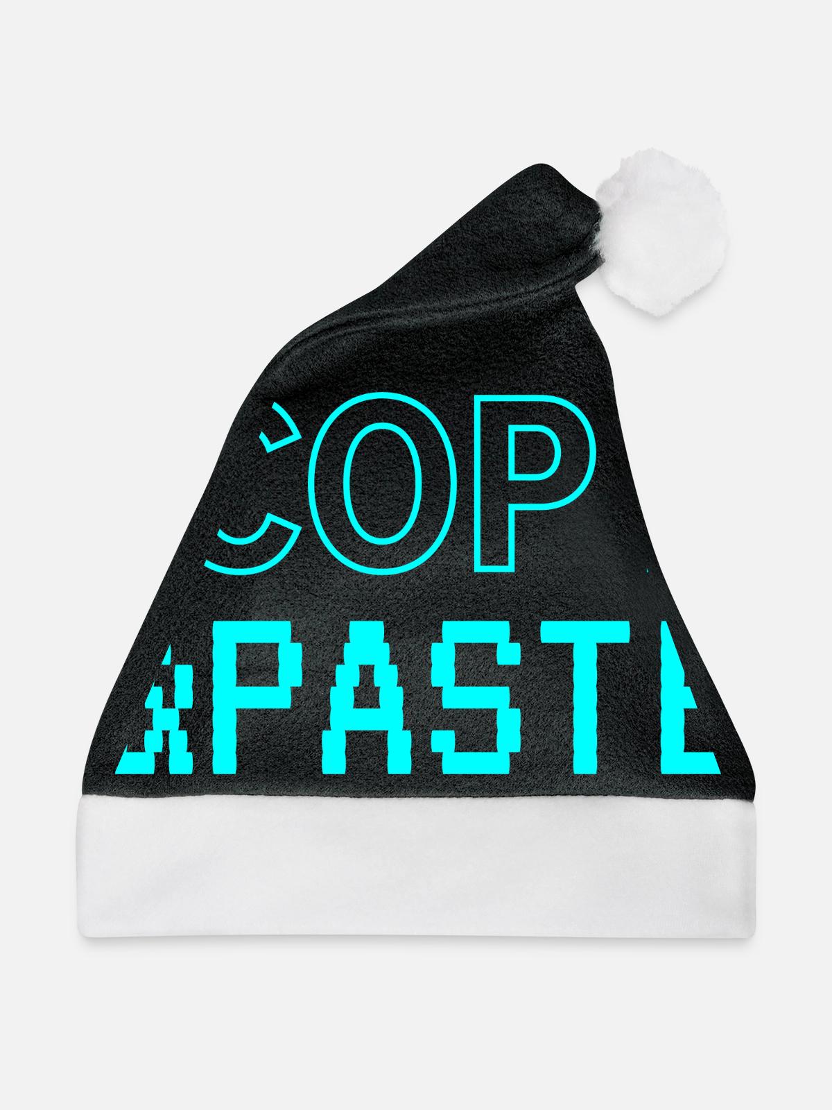 Copy & Paste - Weihnachtsmütze - Schwarz/Weiß - Vorne