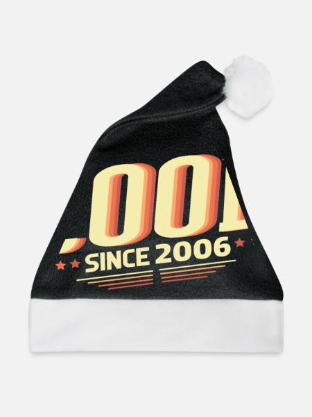 Cool seit 2006 - Weihnachtsmütze - Schwarz/Weiß