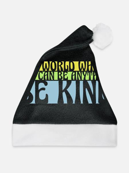 you can be kind - Weihnachtsmütze - Schwarz/Weiß