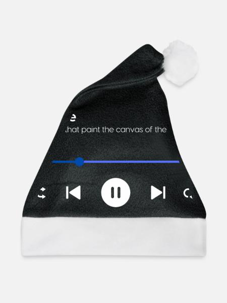 Trance - Weihnachtsmütze - Schwarz/Weiß