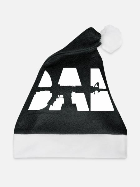 Schutz des Vaters - Weihnachtsmütze - Schwarz/Weiß