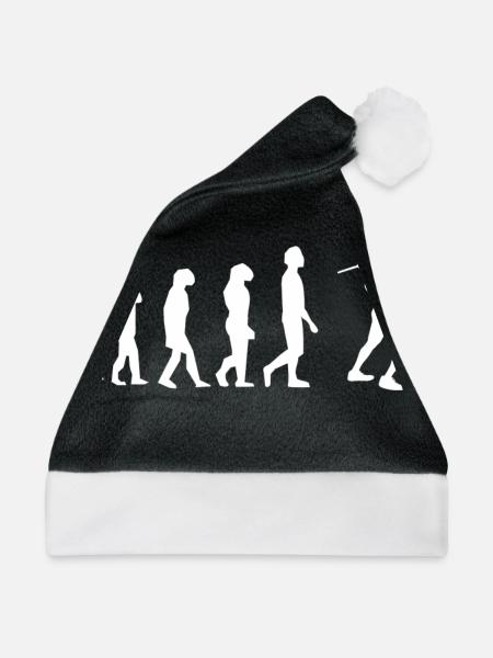 Speerwurf-Evolution - Weihnachtsmütze - Schwarz/Weiß
