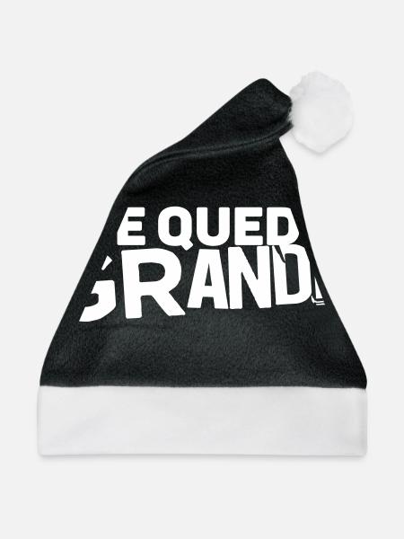 Sie passen groß - Weihnachtsmütze - Schwarz/Weiß