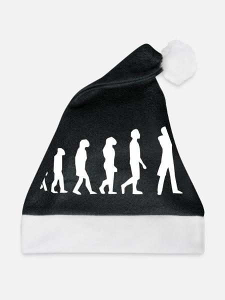 Evolution des Bogenschießens - Weihnachtsmütze - Schwarz/Weiß