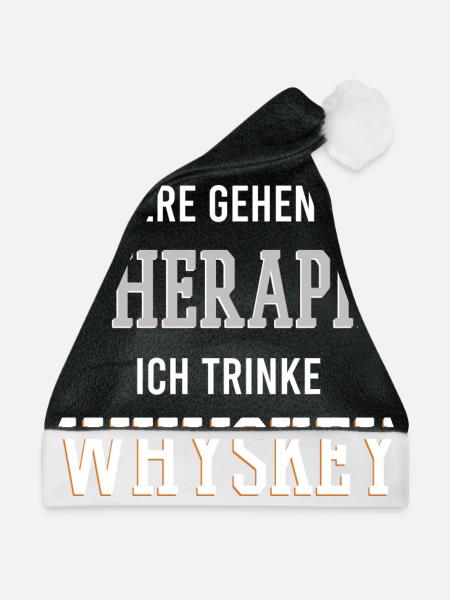 Whiskey - Weihnachtsmütze - Schwarz/Weiß
