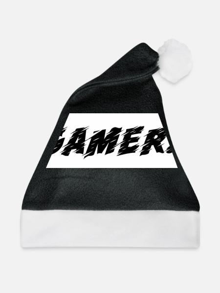 Game Gaming PC - Weihnachtsmütze - Schwarz/Weiß - Vorne