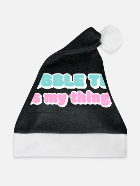 Mein Ding - Weihnachtsmütze - Schwarz/Weiß